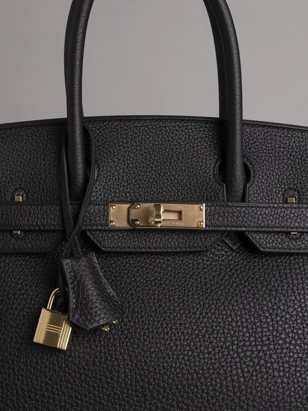 Hermès Сумка Birkin 30 Black Togo Permabrass Hardware - фото 4