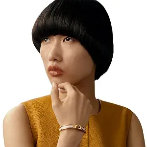 Hermès Браслет Mini Clic Kelly Rose Candeur - фото 2