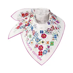 Louis Vuitton Платок-каре Monogram Superflat Flowers 90 TM x - фото 3