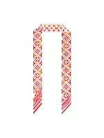 Louis Vuitton Шелковая лента Tiles BB Coral - фото 1