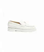 Chanel Кожаные мокасины White - фото 1