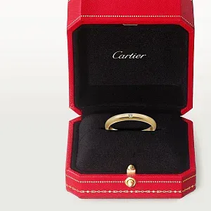 Cartier Обручальное кольцо с 1 бриллиантом 1895 2,6 мм Yellow Gold - фото 4