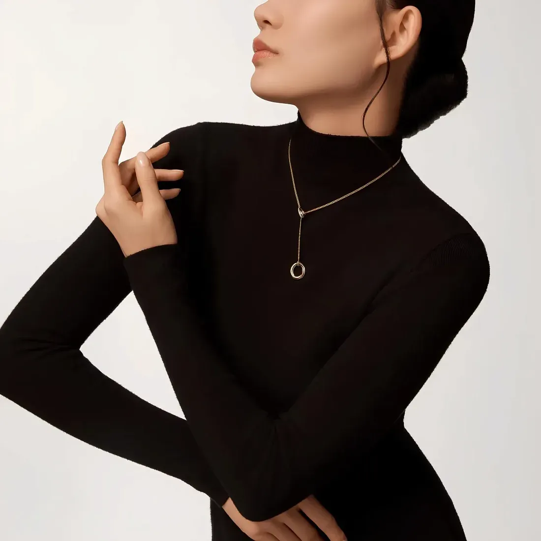 Cartier Колье Trinity, diamonds - фото 2