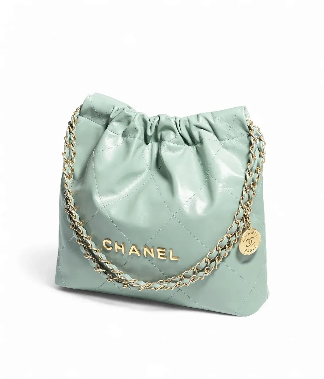 Chanel Сумка Mini 22 Light Green - фото 2