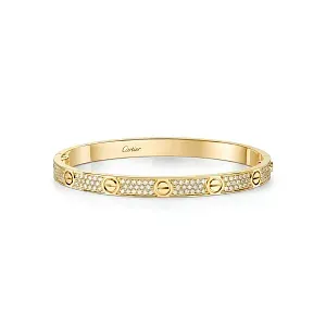 Cartier Браслет Love medium model, paved - фото 1