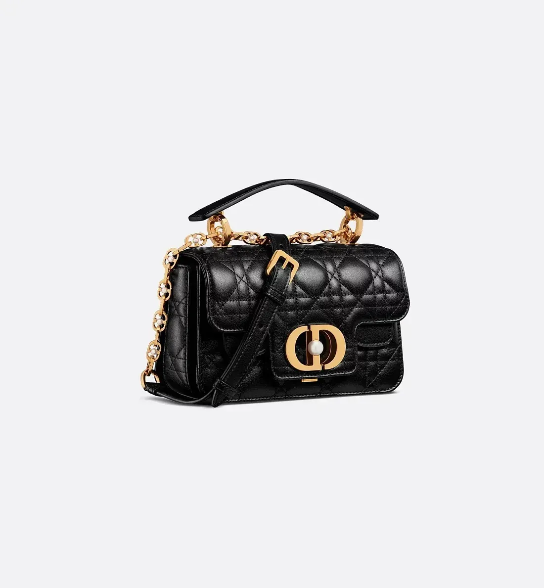 Dior Сумка Top Handle Jolie мини-формата Black - фото 4