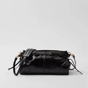 Prada Маленькая кожаная сумка через плечо Black - фото 4
