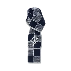 Louis Vuitton Шарф Damier Heritage Navy Blue - фото 2