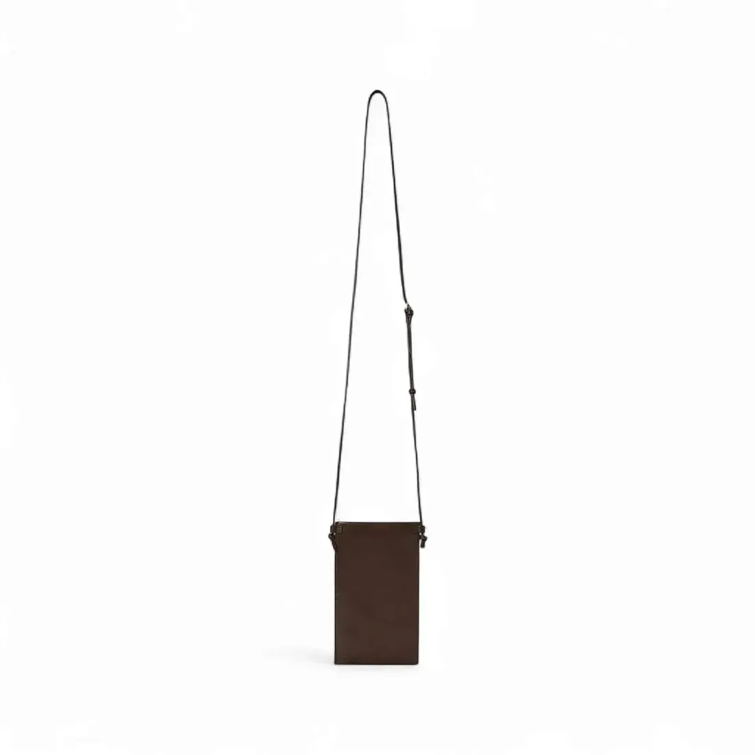 The Row Сумка Camie Crossbody Case Brown Melange из кожи - фото 3