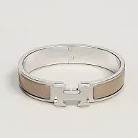 Hermès Браслет Clic H Marron Glace - фото 1