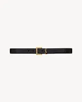 Saint Laurent Ремень Cassandre Black - фото 1