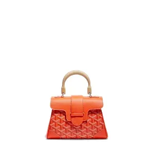 Goyard Мини-сумка Saigon Souple Orange - фото 1