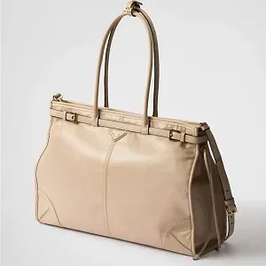 Prada Сумка большого размера из кожи Travertine - фото 3