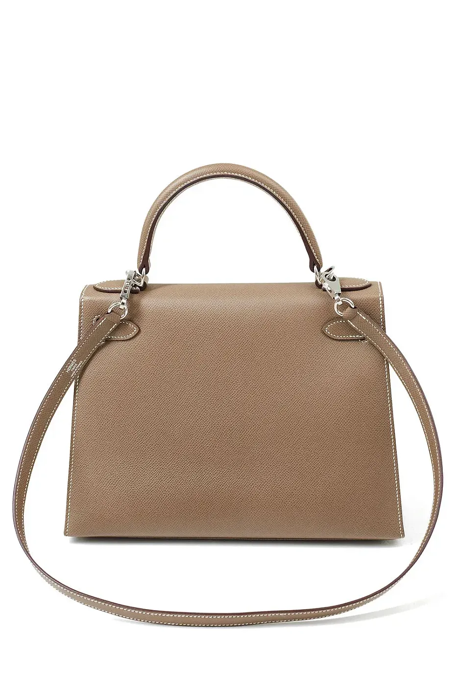 Hermès Kelly 28 Etoupe Epsom PHW Preloved - фото 4