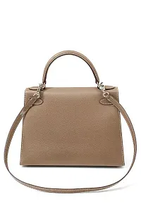 Hermès Kelly 28 Etoupe Epsom PHW Preloved - фото 4