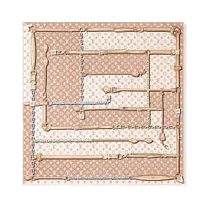 Louis Vuitton Платок-каре Monogram Confidential Dune - фото 1
