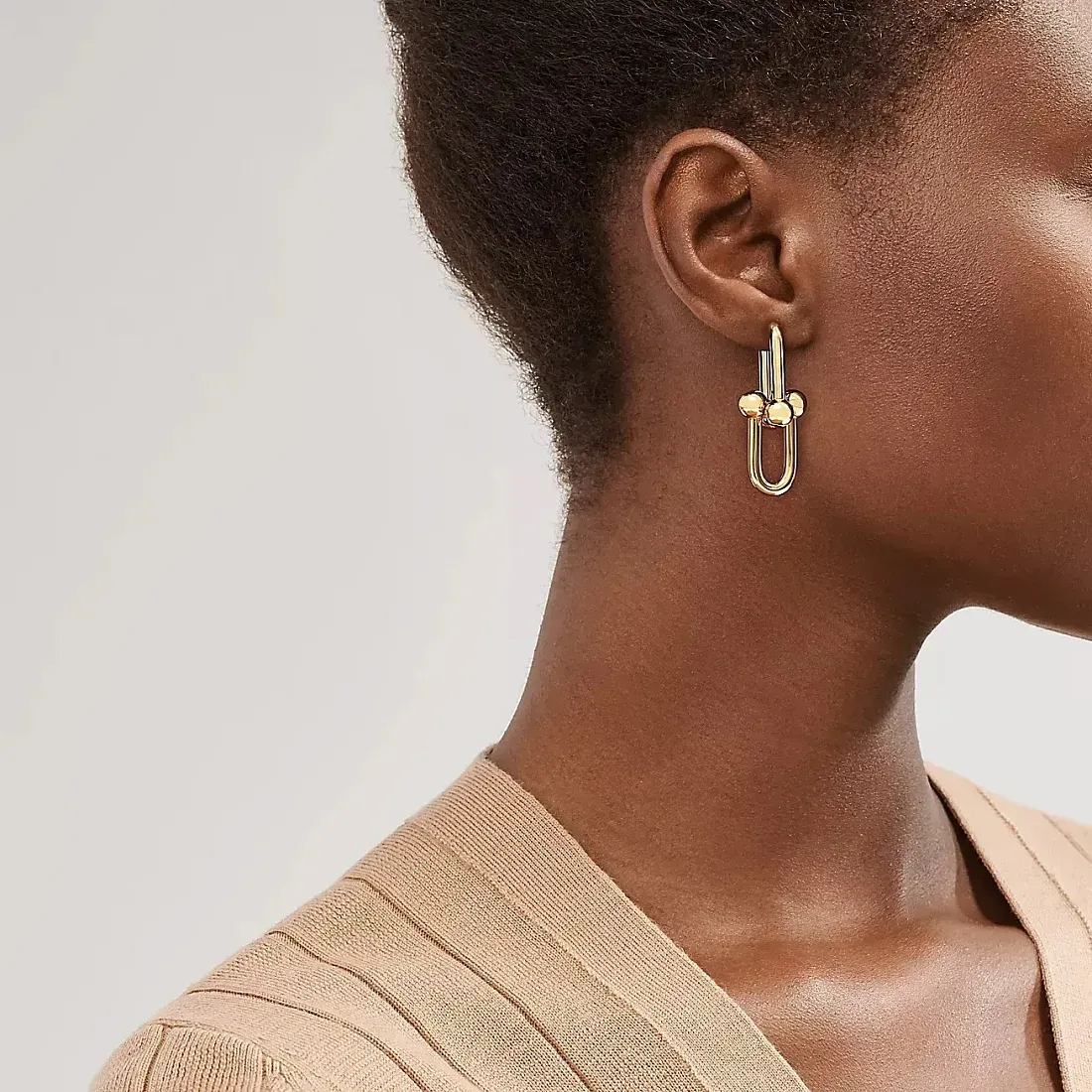 Tiffany & Co. Серьги HardWear Extra Large Link Earrings in Yellow Gold - фото 2