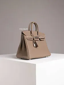 Hermès Сумка Birkin 25 Etoupe Togo Palladium Hardware - фото 5