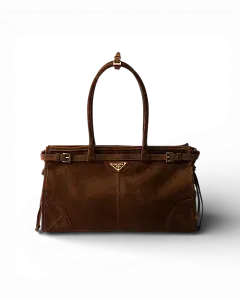Prada Сумка Bonnie large suede - фото 1