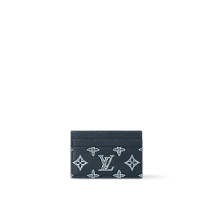 Louis Vuitton Кардхолдер Double Navy Blue - фото 1