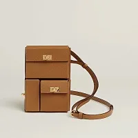 Hermès Сумка Kelly Multipocket To Go Pouch Men Gold - фото 1