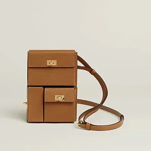 Hermès Сумка Kelly Multipocket To Go Pouch Gold - фото 1
