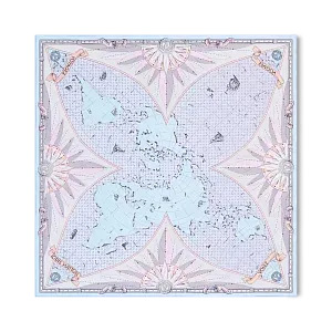 Louis Vuitton Платок-каре Map Lilas - фото 1