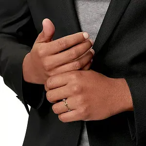 Tiffany & Co. Кольцо HardWear Micro Link Ring Yellow Gold - фото 3