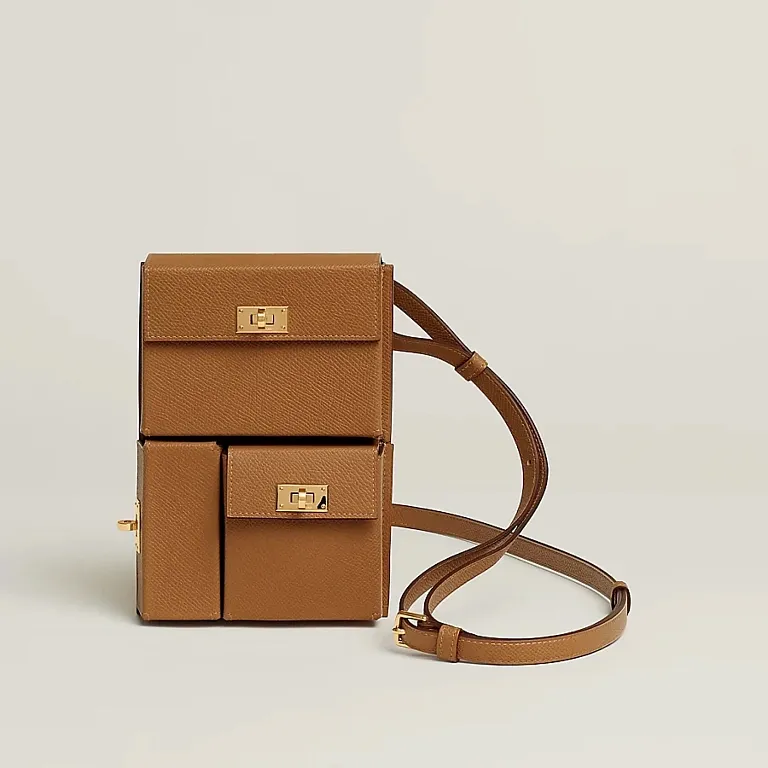 Сумка Hermes Kelly Multipocket To Go Pouch Gold - фото 1