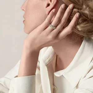 Cartier Кольцо Clash de Small Ring White Gold - фото 2
