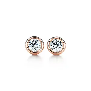 Tiffany & Co. Серьги Elsa Peretti Diamonds by the Yard Earrings Rose Gold - фото 1