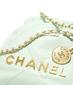 Chanel Сумка Mini 22 Light Green - фото 4
