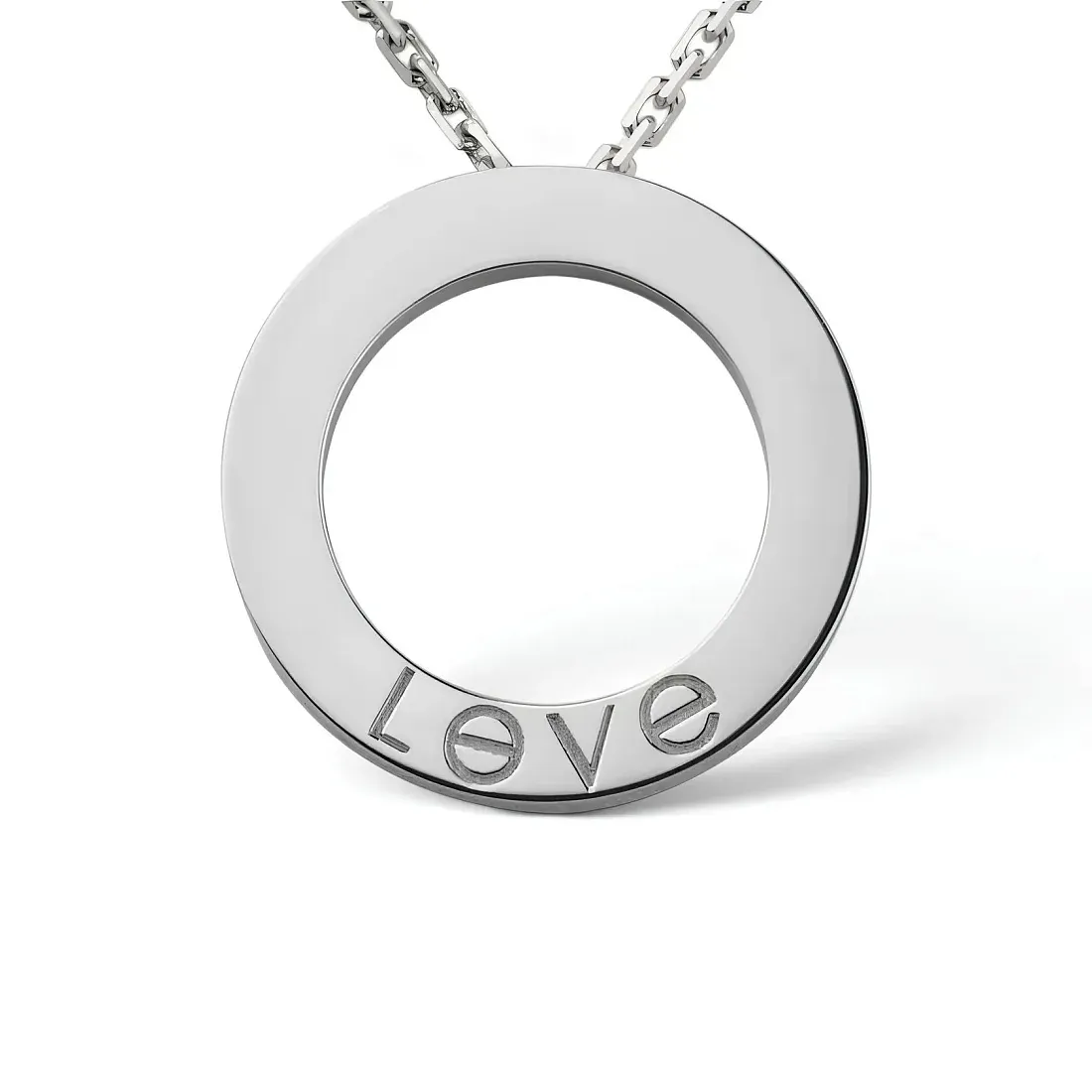 Cartier Кулон Love, 3 diamonds Man White Gold - фото 4
