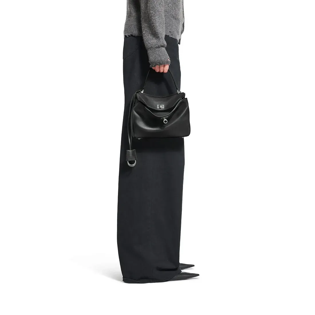 Balenciaga Сумка Rodeo in Black мини формата Black - фото 8