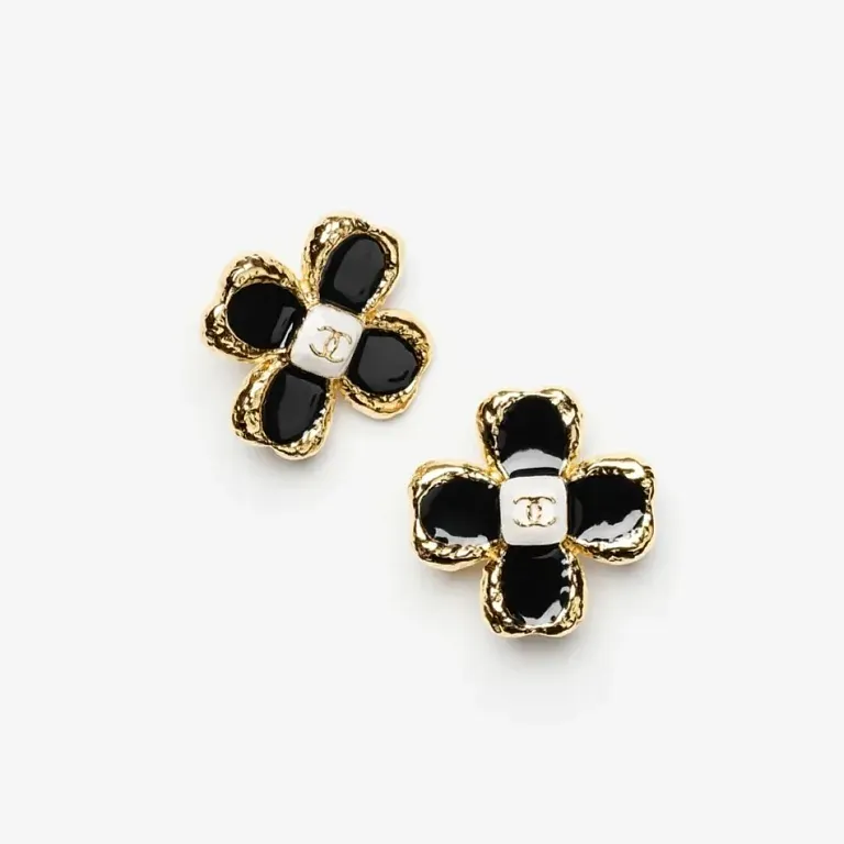 Серьги-гвоздики Chanel - фото 1
