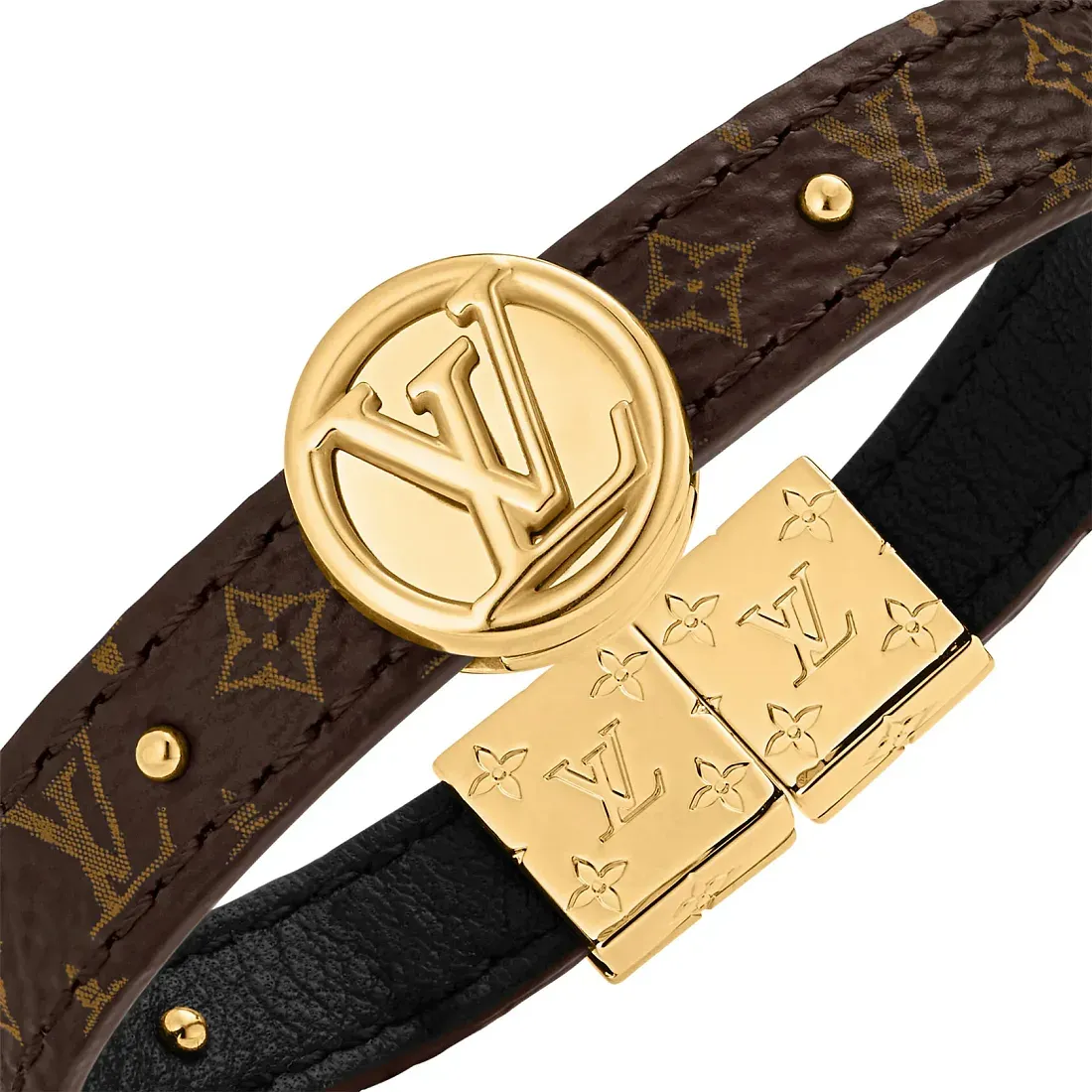 Louis Vuitton Двухсторонний браслет Circle Monogram Black - фото 4
