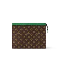 Louis Vuitton Клатч Pochette Voyage MM Green - фото 1