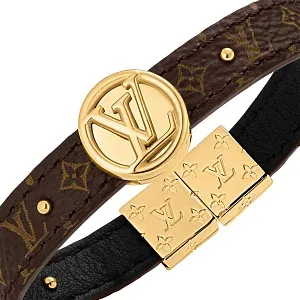 Louis Vuitton Двухсторонний браслет Circle Monogram Black - фото 4