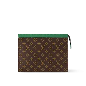 Louis Vuitton Клатч Pochette Voyage MM Green - фото 1