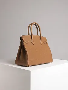 Hermès Cумка Birkin 30 Gold Togo Palladium Hardware - фото 8