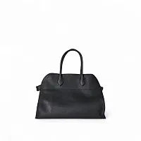 The Row Сумка Soft Margaux 17 из кожи Black - фото 1