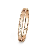 Van Cleef & Arpels Браслет Perlee Signature Medium Rose Gold - фото 1