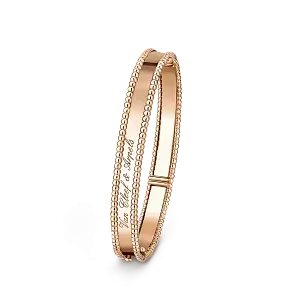 Van Cleef & Arpels Браслет Perlee Signature Medium Rose Gold - фото 1