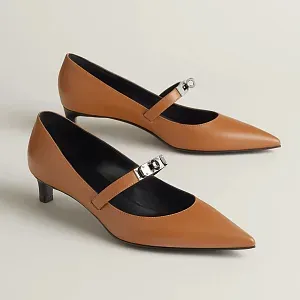 Hermès Туфли Kiara 40 Naturel Clair - фото 1