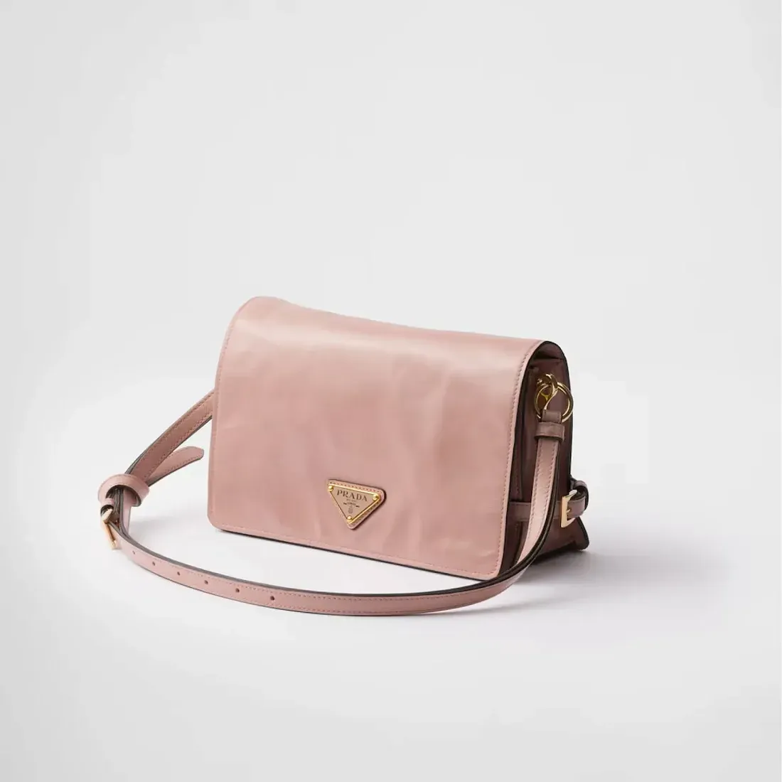 Prada Кожаная сумка через плечо Lily-Of-The-Valley - фото 3