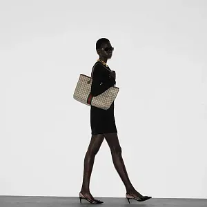 Gucci Сумка-тоут Ophidia Brown - фото 2