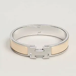 Hermès Браслет Clic H Creme - фото 1