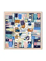 Louis Vuitton Платок-каре Malle Coiffeuse 90 Blue - фото 1