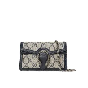 Gucci Мини-сумка Dionysus Beige / Blue - фото 1