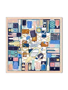 Louis Vuitton Платок-каре Malle Coiffeuse 90 Blue - фото 1
